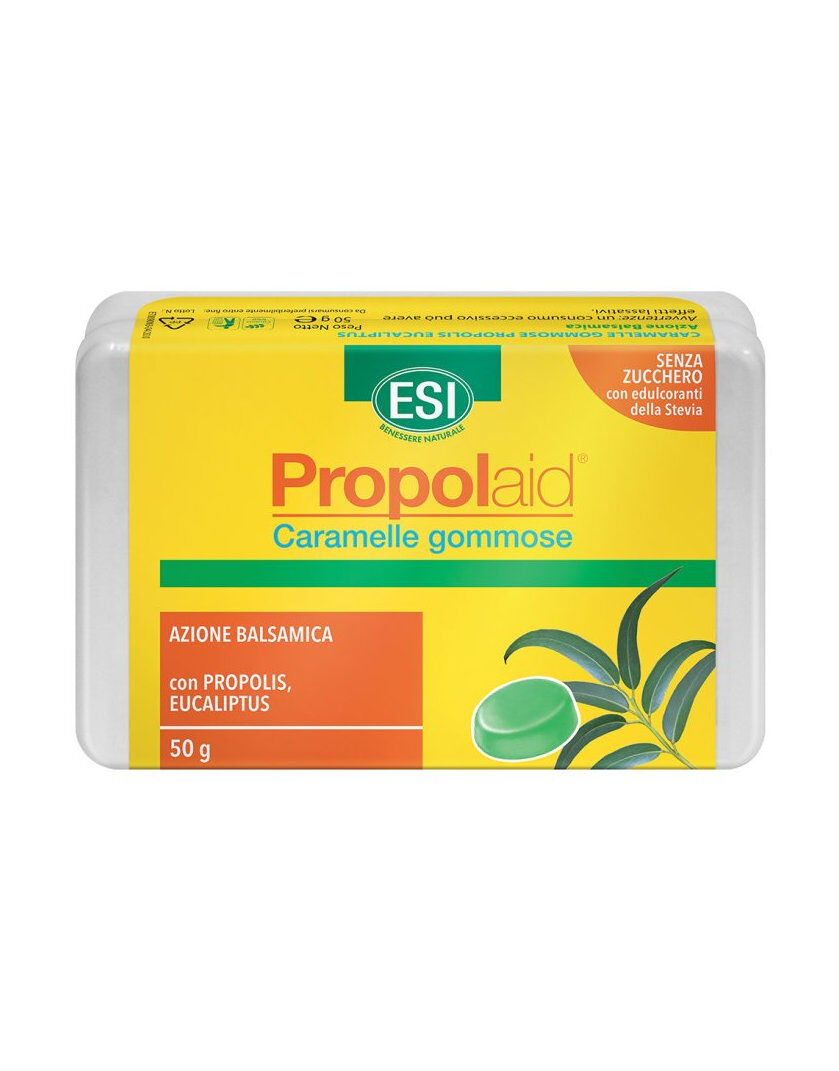 ESI Propolaid - Caramelle Gommose Svizzere 50 Grammi Miele