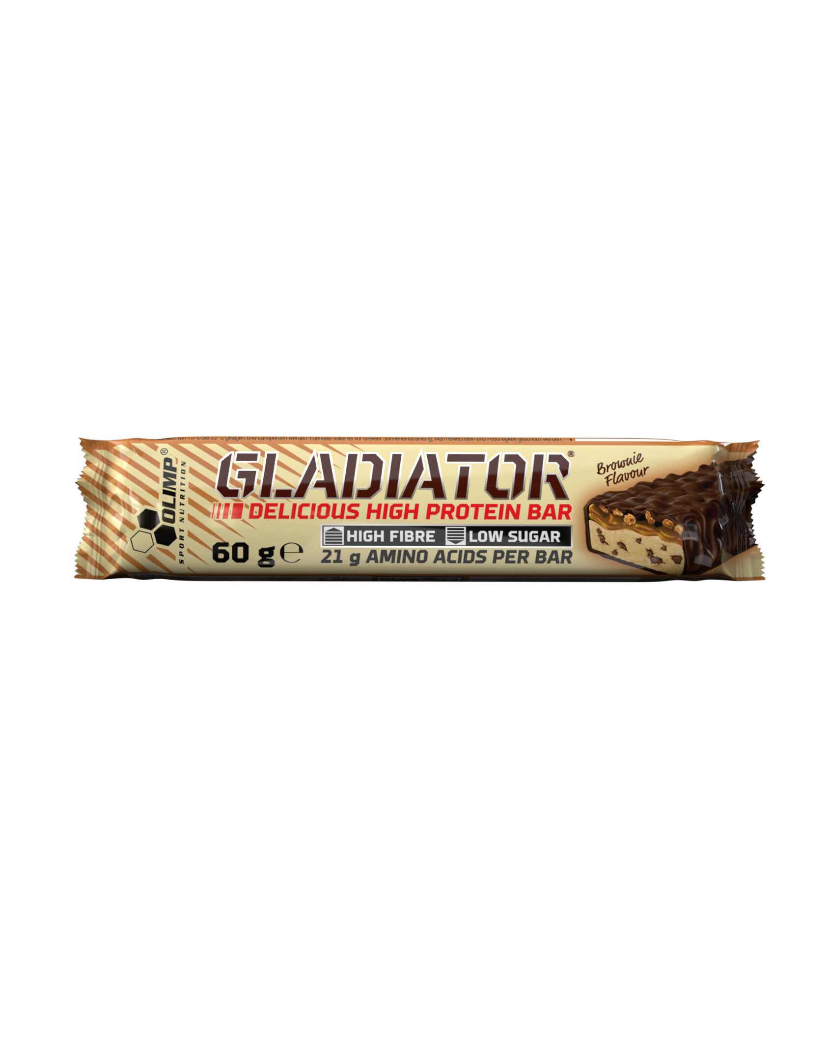 OLIMP Gladiator Bar 60 Grammi Brownie