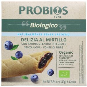 PROBIOS Break & Bio - Farro Delizia Al Mirtillo 6 Snack Da 30 Grammi PROBIOS Break & Bio - Farro Delizia Al Mirtillo 6 Snack Da 30 Grammi