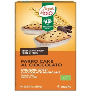 PROBIOS Break & Bio - Farro Cake Al Cioccolato 4 Snack Da 45 Grammi PROBIOS Break & Bio - Farro Cake Al Cioccolato 4 Snack Da 45 Grammi