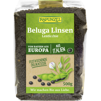 RAPUNZEL Lenticchie Beluga 500 Grammi RAPUNZEL Lenticchie Beluga 500 Grammi