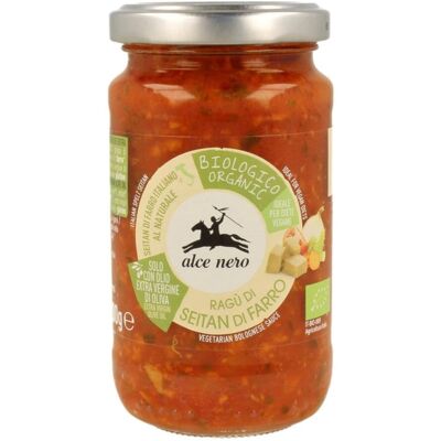 Salsa di pomodoro e seitan biologico - 200g - ALCE NERO Salsa di pomodoro e seitan biologico - 200g - ALCE NERO