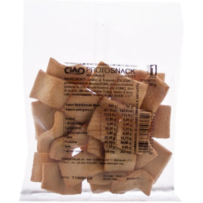 CIAOCARB Protosnack - Cracker 50 Grammi CIAOCARB Protosnack - Cracker 50 Grammi