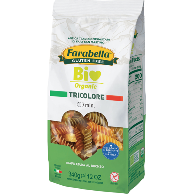 Bioalimenta Srl Farabella Bio Fusilli Tricolore - Pasta Bioalimenta Srl Farabella Bio Fusilli Tricolore - Pasta