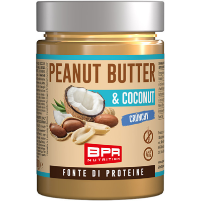 BPR Nutrition - Burro di arachidi cocco croccante 280 g BPR Nutrition - Burro di arachidi cocco croccante 280 g
