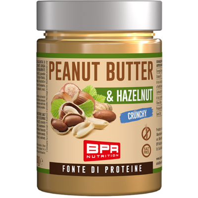 BPR NUTRITION Peanut Butter And Hazelnut Crunchy 280 Grammi BPR NUTRITION Peanut Butter And Hazelnut Crunchy 280 Grammi