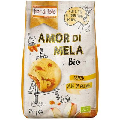 FIOR DI LOTO Biscotti Amor Di Mela 250 Grammi FIOR DI LOTO Biscotti Amor Di Mela 250 Grammi
