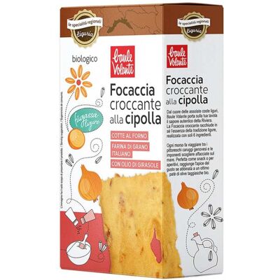 BAULE VOLANTE Focaccia Croccante Alla Cipolla 75 G BAULE VOLANTE Focaccia Croccante Alla Cipolla 75 G