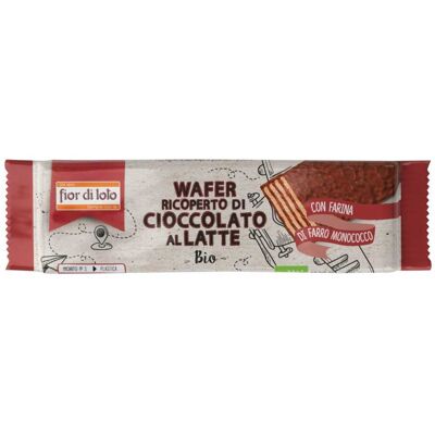 FIOR DI LOTO Wafer Ricoperto Di Cioccolato Al Latte 40 G FIOR DI LOTO Wafer Ricoperto Di Cioccolato Al Latte 40 G