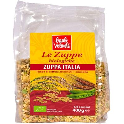 Baule Volante - Zuppa Italia 400 g - Orzo Farro - Zuppa mix Baule Volante - Zuppa Italia 400 g - Orzo Farro - Zuppa mix