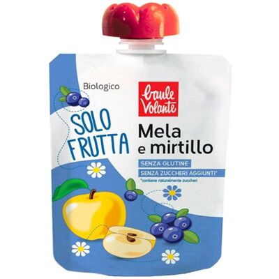 Purea Biologica di Mela e Mirtillo Baule Volante - Purea di Frutta Purea Biologica di Mela e Mirtillo Baule Volante - Purea di Frutta