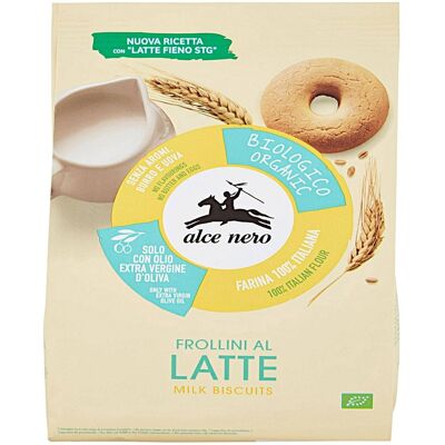 ALCE NERO Frollini Al Latte 350 Grammi ALCE NERO Frollini Al Latte 350 Grammi