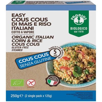 Probios Couscous Biologico Mais e Riso - 250g Probios Couscous Biologico Mais e Riso - 250g