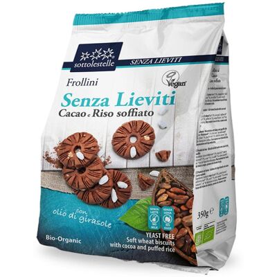Frollini al cacao e riso soffiato Sottolestelle Bio Frollini al cacao e riso soffiato Sottolestelle Bio