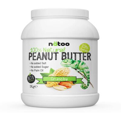 NATOO Peanut Butter Crunchy 2000 G NATOO Peanut Butter Crunchy 2000 G