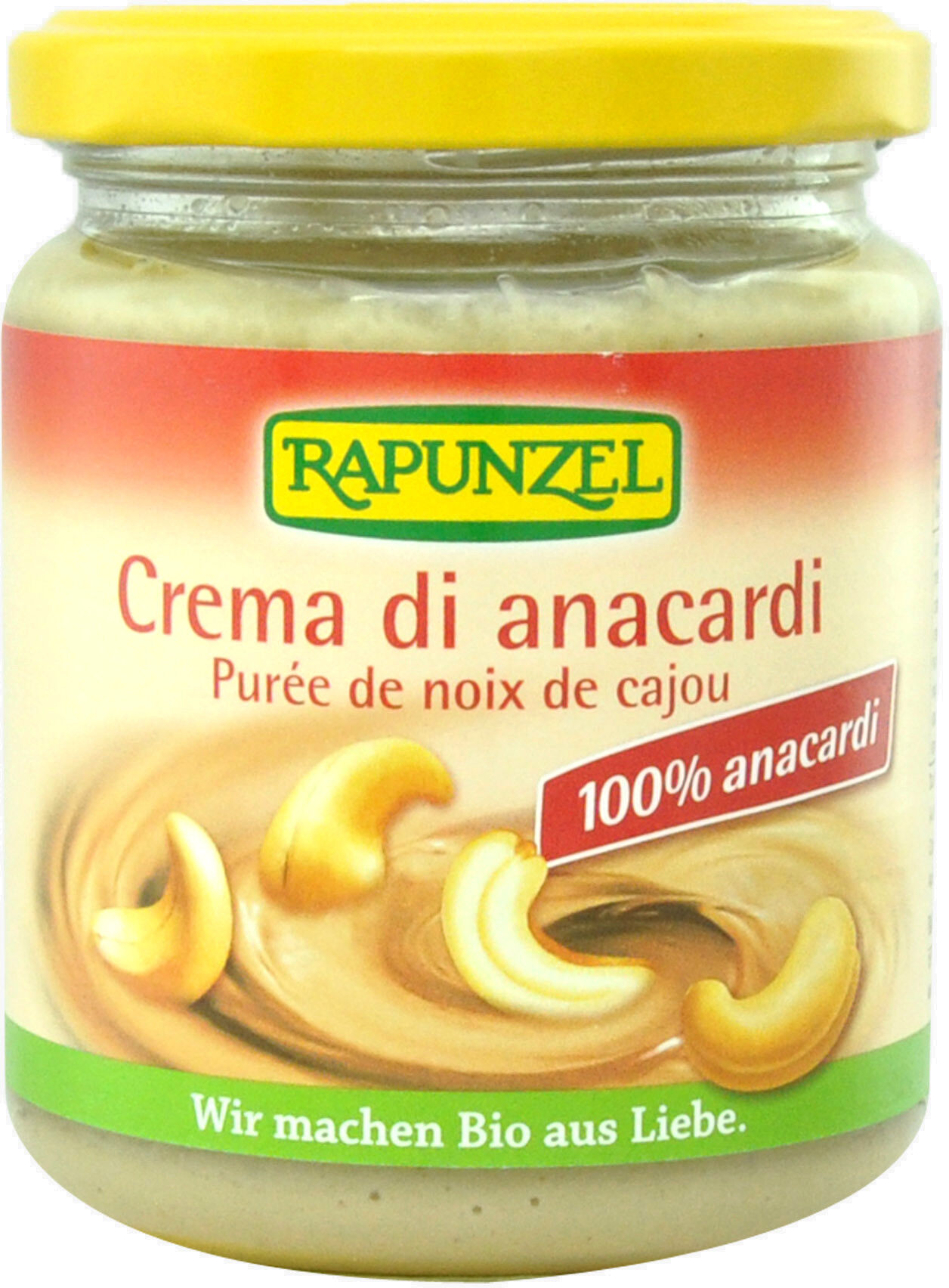 RAPUNZEL 100% Crema Di Anacardi 250 Grammi