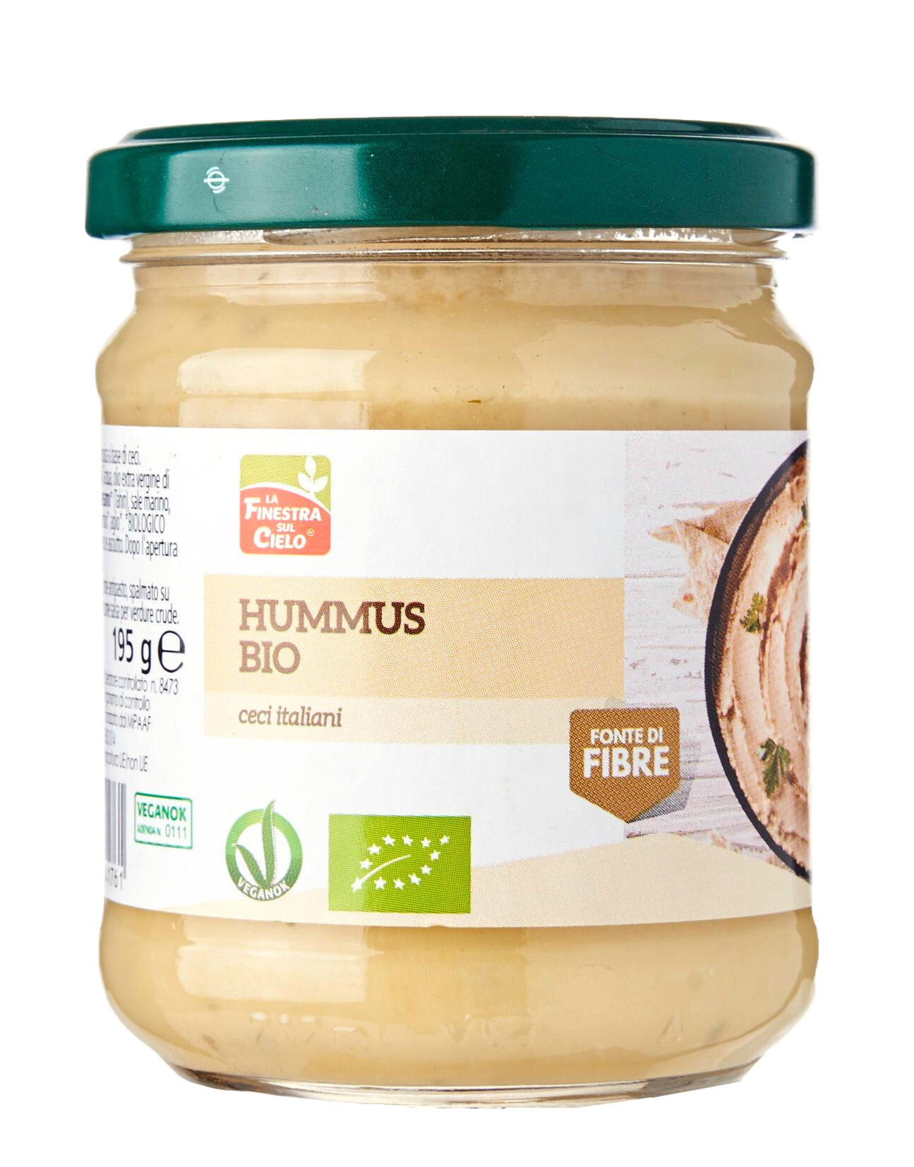 LA FINESTRA SUL CIELO Hummus Bio 195 Grammi