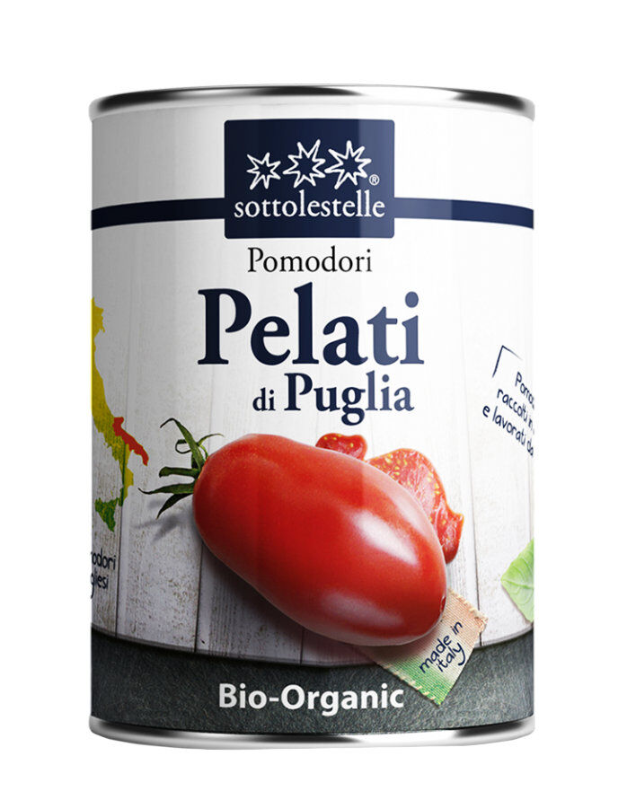 SOTTO LE STELLE Pomodori Pelati Di Puglia 400 Grammi