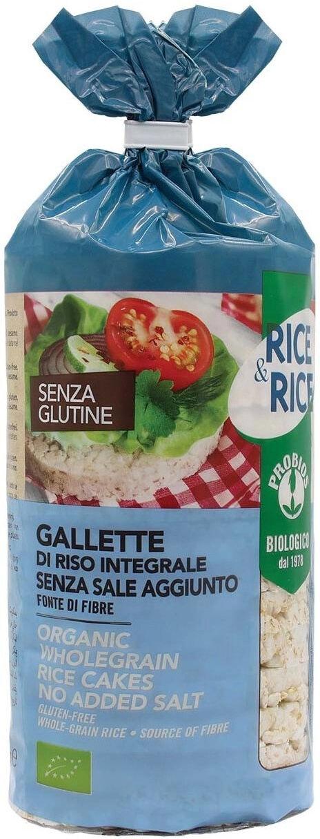 PROBIOS Rice & Rice - Gallette Di Riso Senza Sale Senza Glutine 100 Grammi