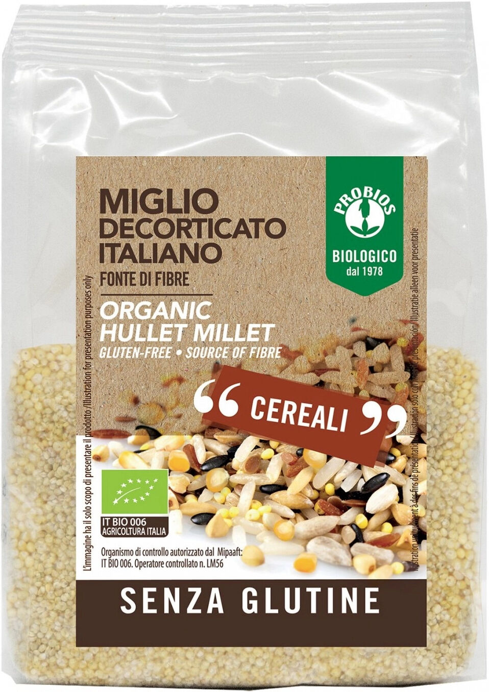 PROBIOS Cereali - Miglio Decorticato 400 Grammi