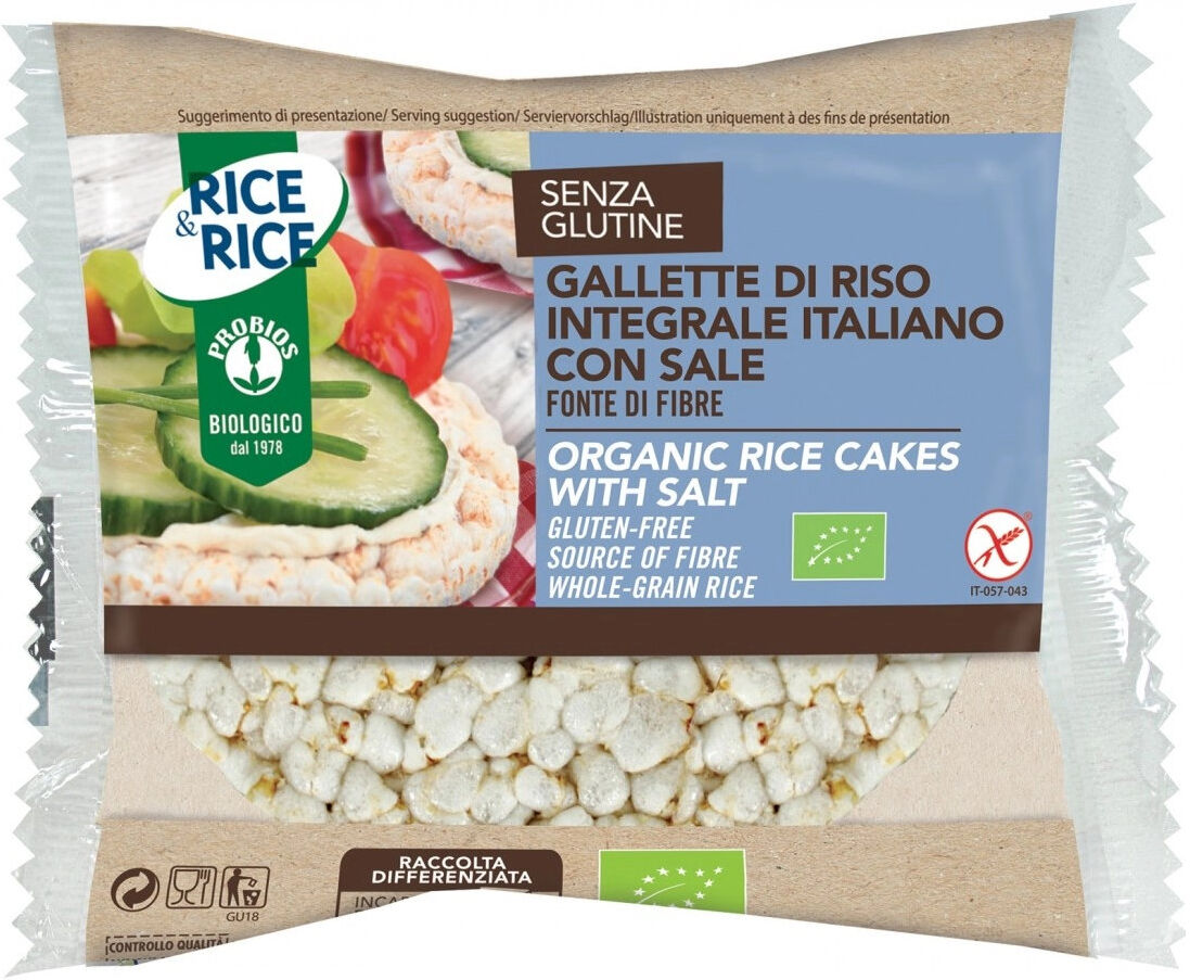 PROBIOS Rice & Rice - Gallette Di Riso Senza Glutine 13 Grammi