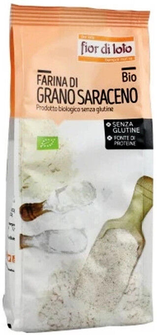 FIOR DI LOTO Farina Di Grano Saraceno Bio 375 Grammi