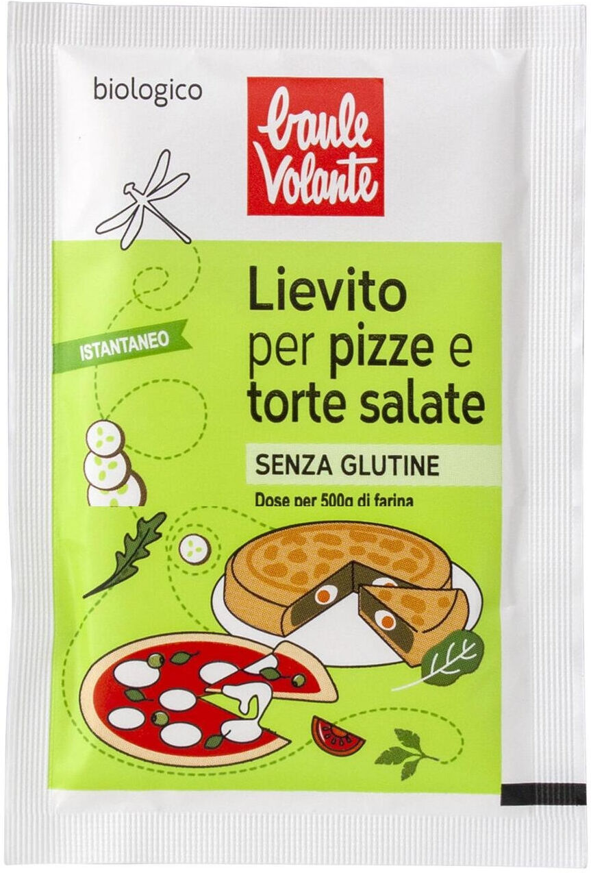 BAULE VOLANTE Lievito Per Pizze E Torte Salate 3 Bustine Da 18 Grammi