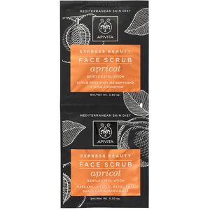 APIVITA Express Beauty - Face Scrub Apricot 2x8ml