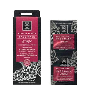 APIVITA Express Beauty - Face Mask Grape 2x8ml