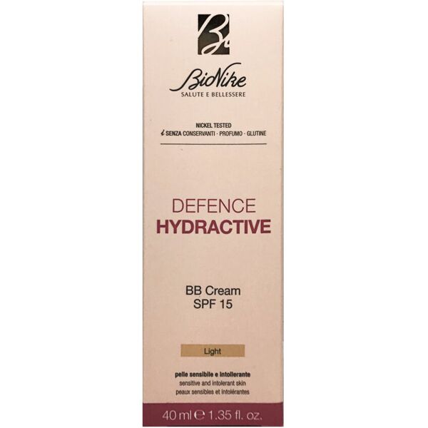 bionike defence hydractive - bb cream spf15 light 40 ml