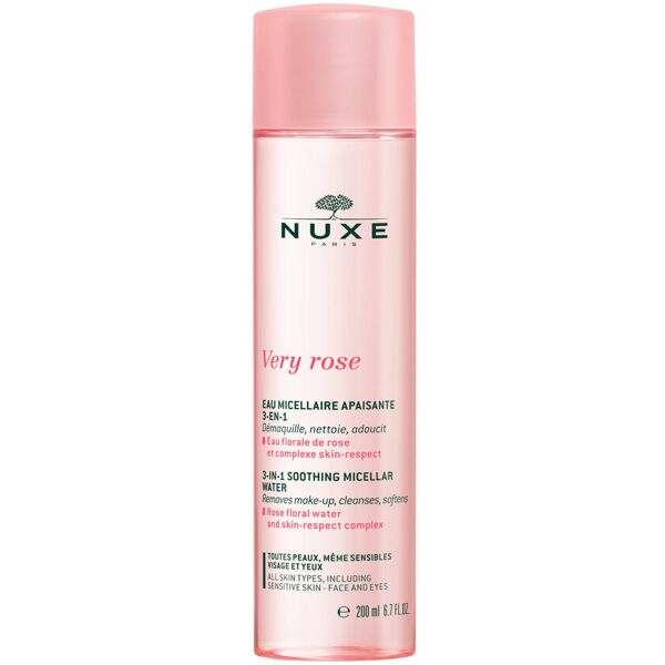 nuxe very rose - acqua micellare lenitiva 3 in 1 200 ml