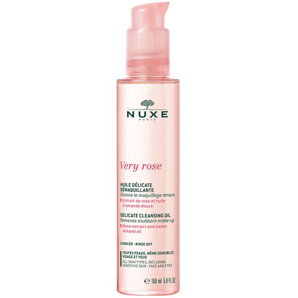 nuxe very rose - olio delicato struccante 150 ml