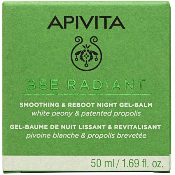 apivita bee radiant- gel balsamo notte levigante 50ml