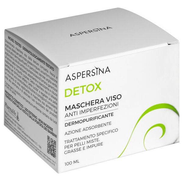 pharmalife detox - maschera viso anti imperfezioni 100 ml