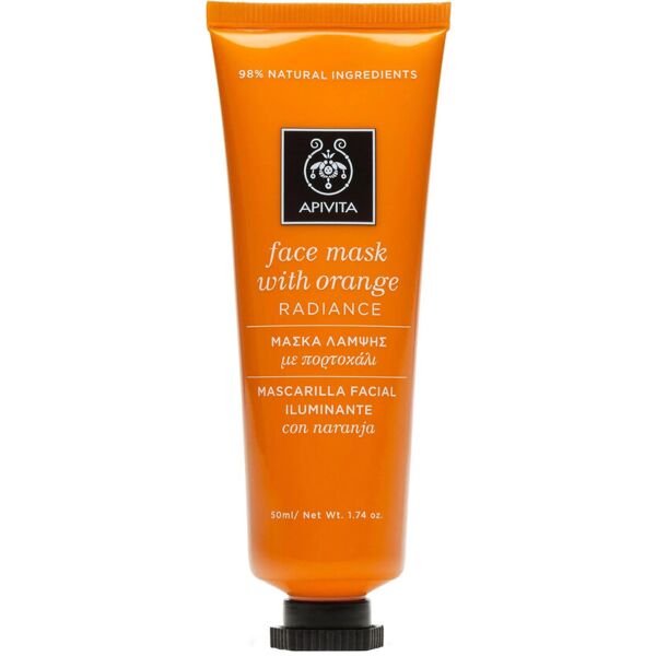 apivita face mask orange - radiance 50 ml