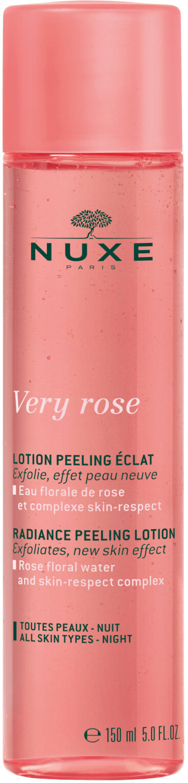 nuxe very rose - lozione esfoliante illuminante 150ml