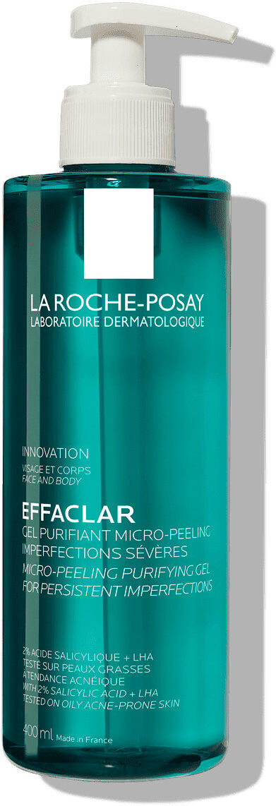 la roche-posay effaclar - gel purificante micro-peeling imperfezioni severe 400ml