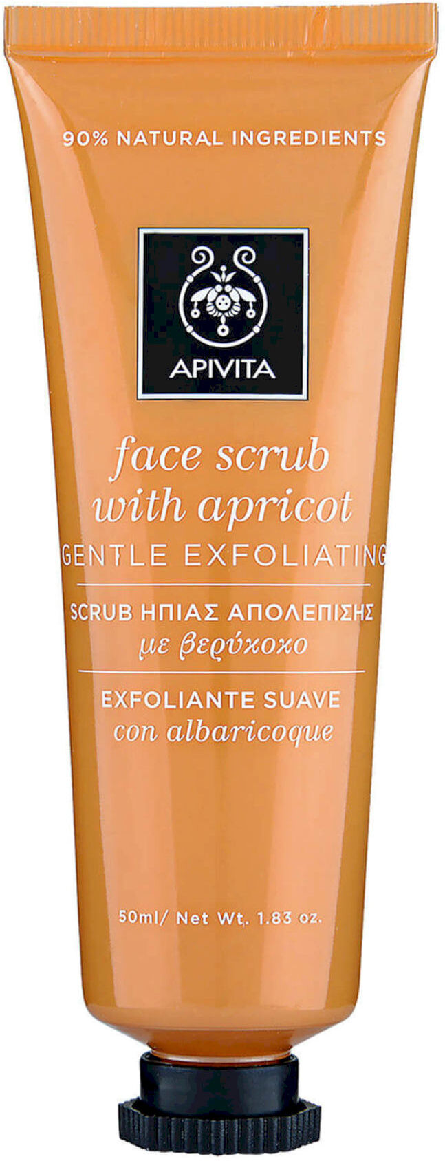 APIVITA Face Scrub With Apricot Gentle Exfolianting 50 Ml