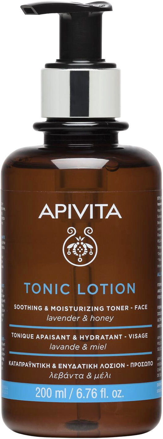 APIVITA Tonic Lotion Face Lavanda E Miele 200 Ml