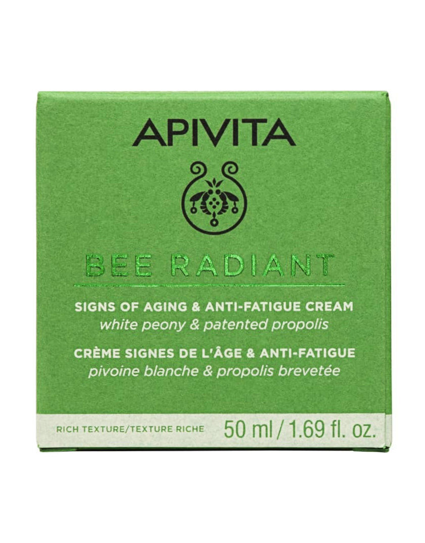 APIVITA Bee Radiant- Crema Segni Dell'Età - Texture Ricca 50ml