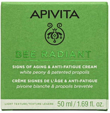 APIVITA Bee Radiant- Crema Gel Segni Dell'Età - Texture Leggera 50ml