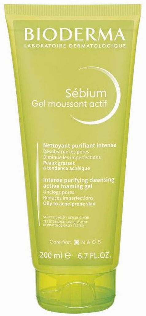 BIODERMA Sèbium Gel Moussant Actif 200 Ml