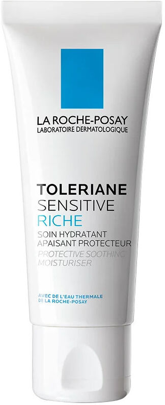 LA ROCHE-POSAY Toleriane Sensitive - Crema Ricca Trattamento Idratante Lenitivo Protettivo 40 Ml