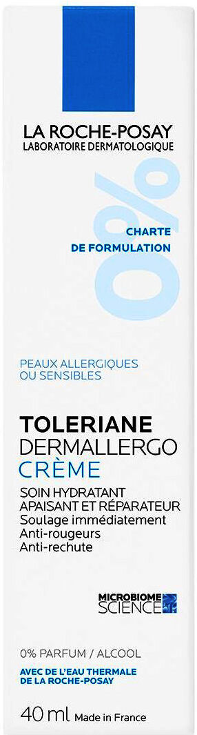 LA ROCHE-POSAY Toleriane Dermallergo - Crema Trattamento Idratante Lenitivo Riparatore 40 Ml