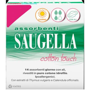 SAUGELLA Cotton Touch Assorbenti Giorno 14 Assorbenti