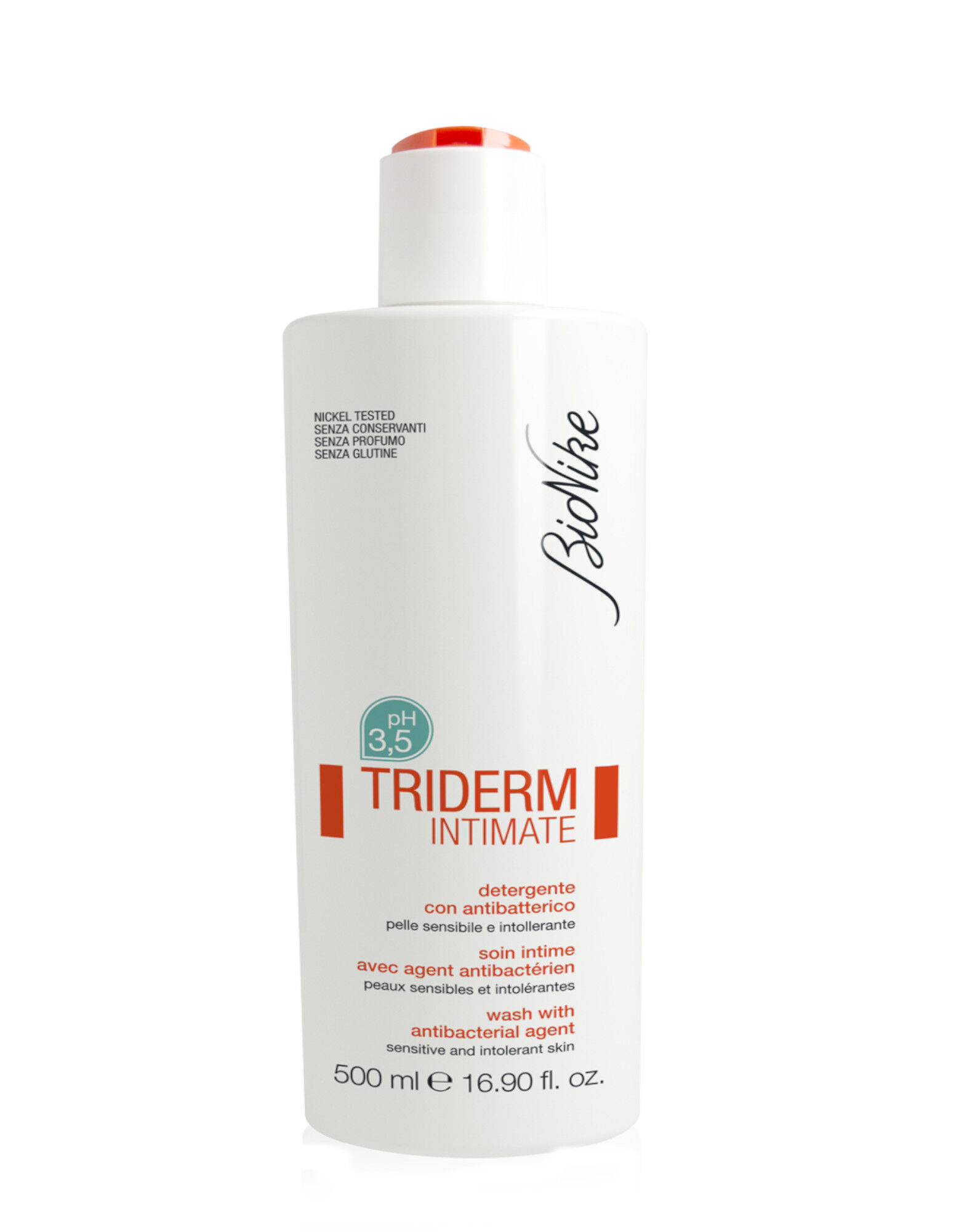 BIONIKE Triderm - Intimate Ph3,5 Detergente Con Antibatterico 500ml
