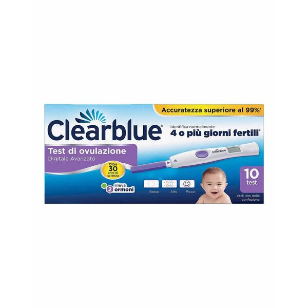 clearblue test di ovulazione 4 o più giorni fertili 10 test digital