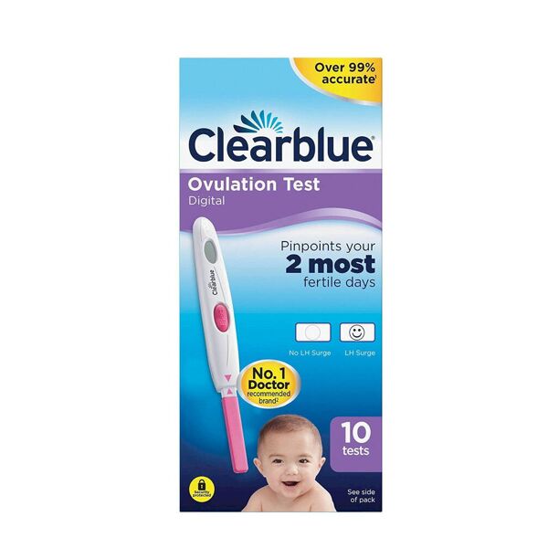 clearblue test di ovulazione 2 giorni più fertili 10 test digital