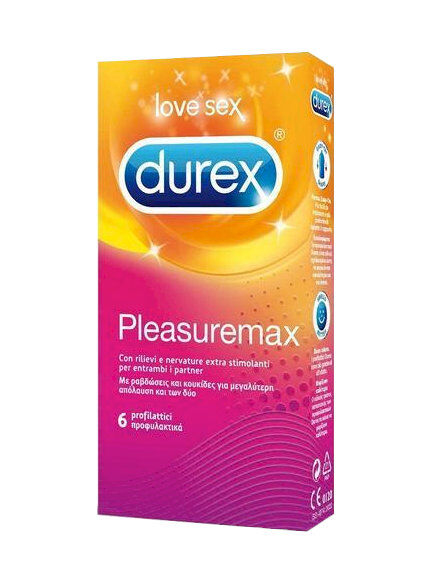 DUREX Pleasuremax 6 Profilattici