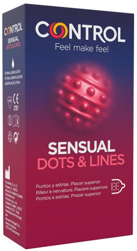 CONTROL Sensual - Dots & Lines 6 Profilattici